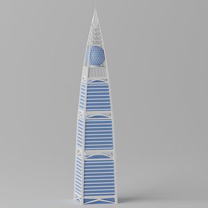 Al Faisaliah Center Riyadh Saudi Arabia 3D