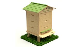 bee hive 3D model