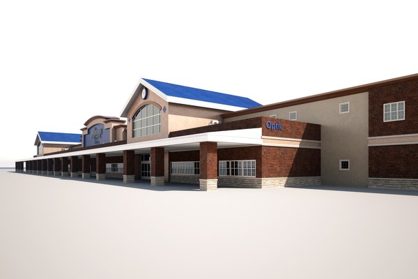 3d obj building exterior