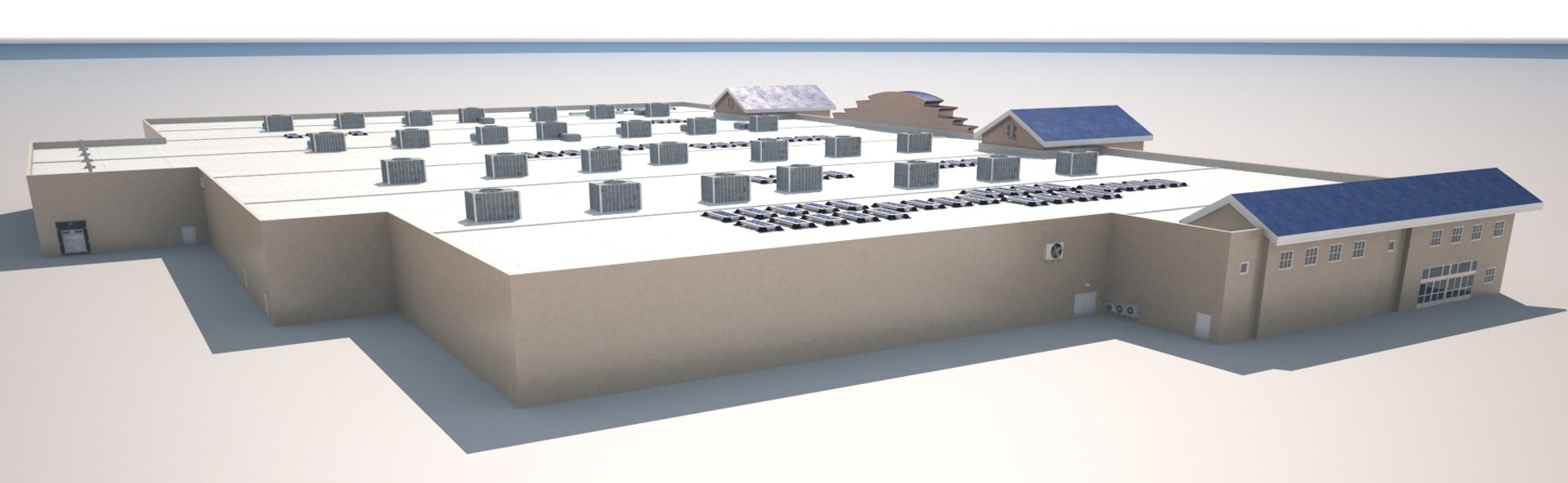 Market Building 3d 3ds