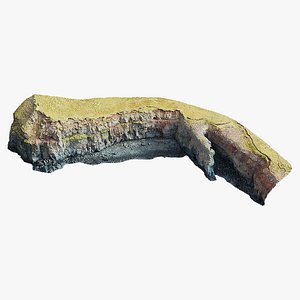 Coastal Cliffs - 3D PBR Model