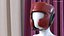 Kask treningowy bokserski czerwony Generic