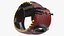 Kask treningowy bokserski czerwony Generic