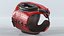 Kask treningowy bokserski czerwony Generic