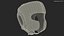 Kask treningowy bokserski czerwony Generic