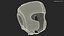 Kask treningowy bokserski czerwony Generic
