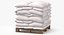 Cargo Polypropylene Sacks Pallet and Secured