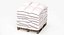 Cargo Polypropylene Sacks Pallet and Secured