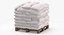 Cargo Polypropylene Sacks Pallet and Secured