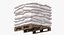 Cargo Polypropylene Sacks Pallet and Secured
