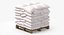 Cargo Polypropylene Sacks Pallet and Secured