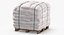 Cargo Polypropylene Sacks Pallet and Secured