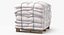 Cargo Polypropylene Sacks Pallet and Secured