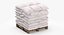 Cargo Polypropylene Sacks Pallet and Secured
