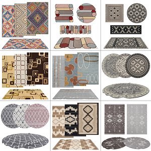 3D 9 in 1 Rug Collection No 26 model