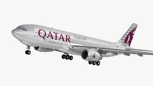 Airbus A330-200F Qatar Cargo 3D