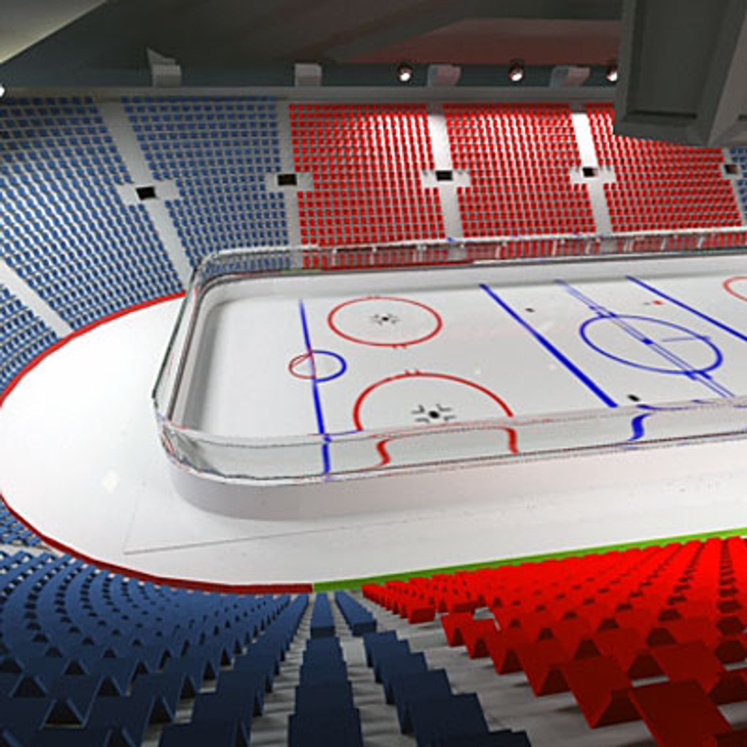 Ice Hockey Arena 3d Model