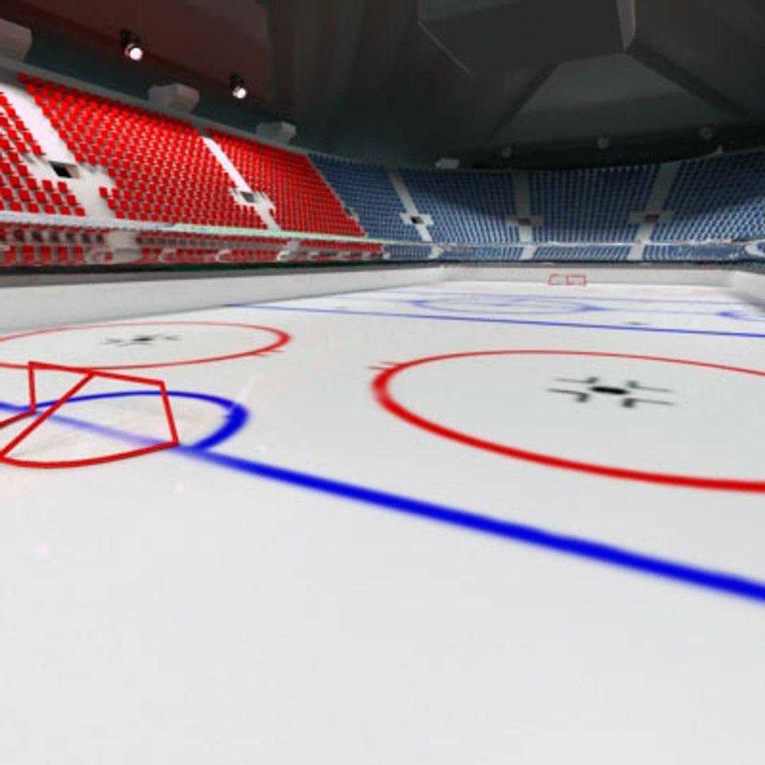 Ice Hockey Arena 3d Model