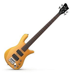 rockbass warwick bass guitar 3d model