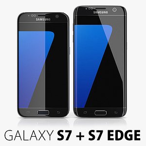 3d model smartphones samsung galaxy s7