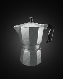 coffee pot 3D