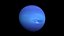 3D Realistic planet neptune model