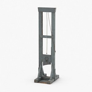 3D guillotine---blade-down model