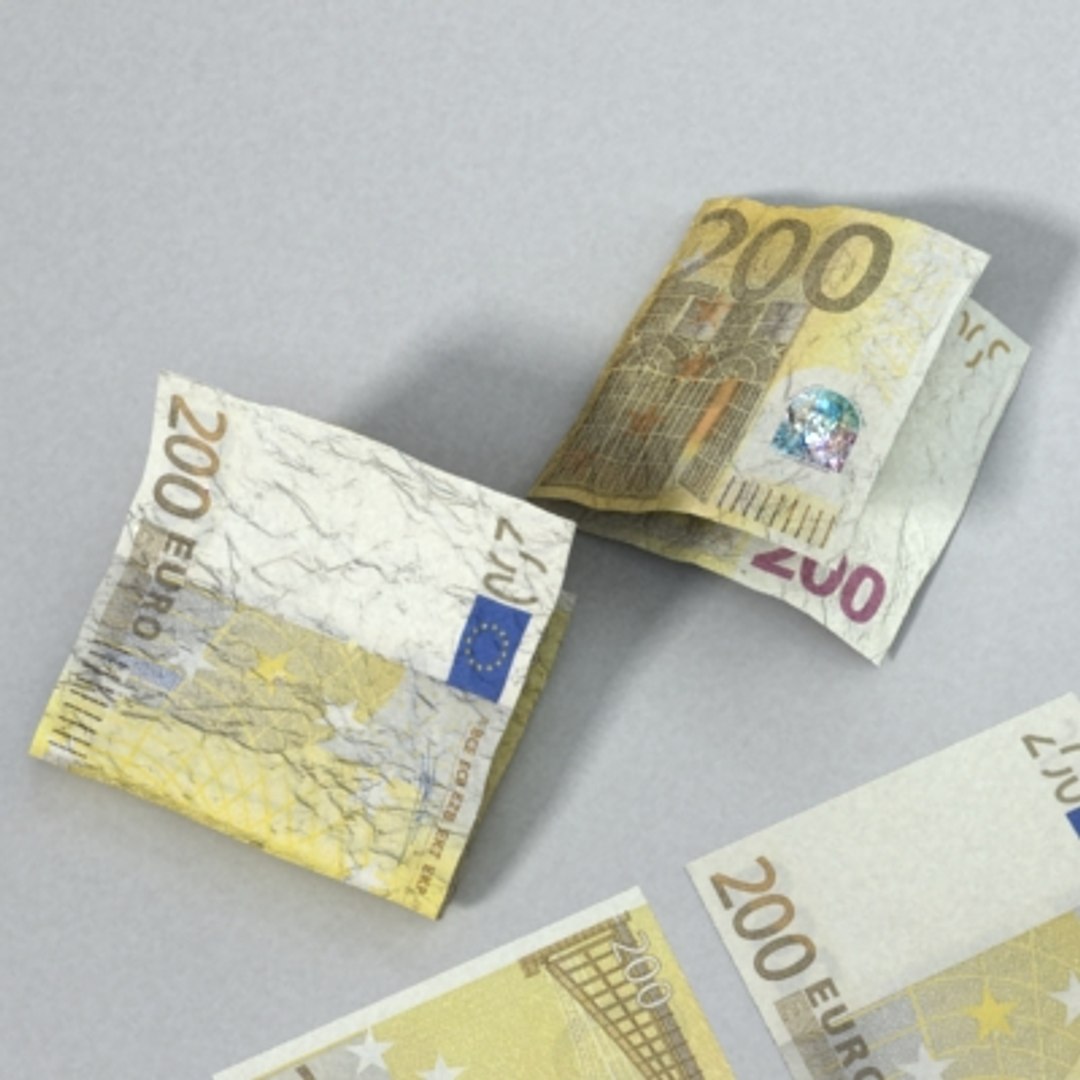 200 euros banknote - 3d model https://p.turbosquid.com/ts-thumb/VZ/9XYi9q/XhnZOfZi/preview5/jpg/1273595917/1920x1080/fit_q87/dbaa5b88350ae8b29af5cca7082653318fea0f77/preview5.jpg