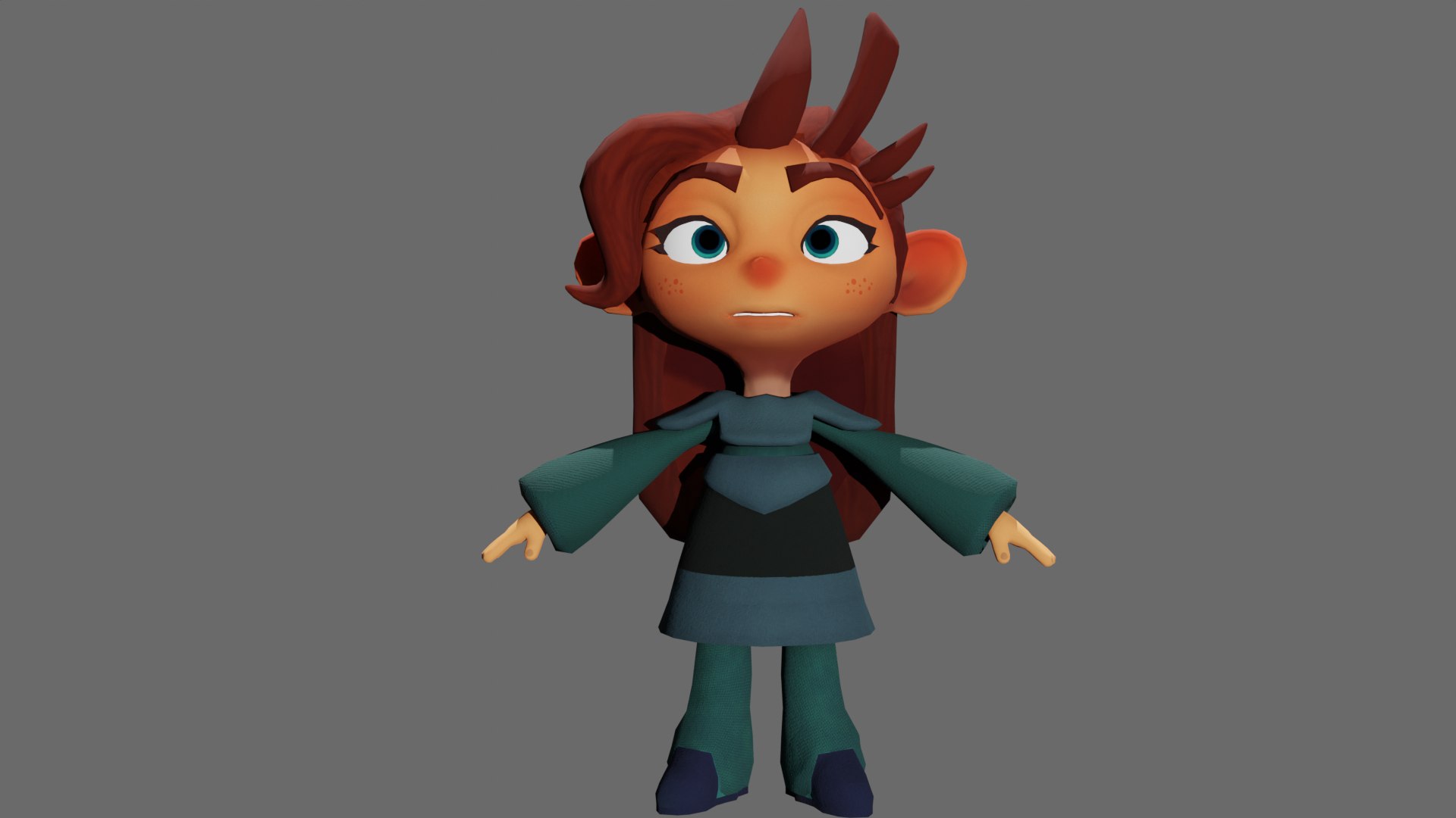 3D Kid Character Model - TurboSquid 1921221