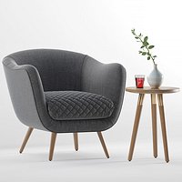 MADE Flick Accent Chair & Range Side Table