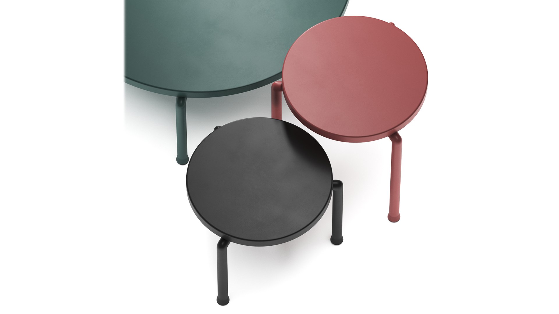 3D Alcamo Flexform Side Table model - TurboSquid 2109078