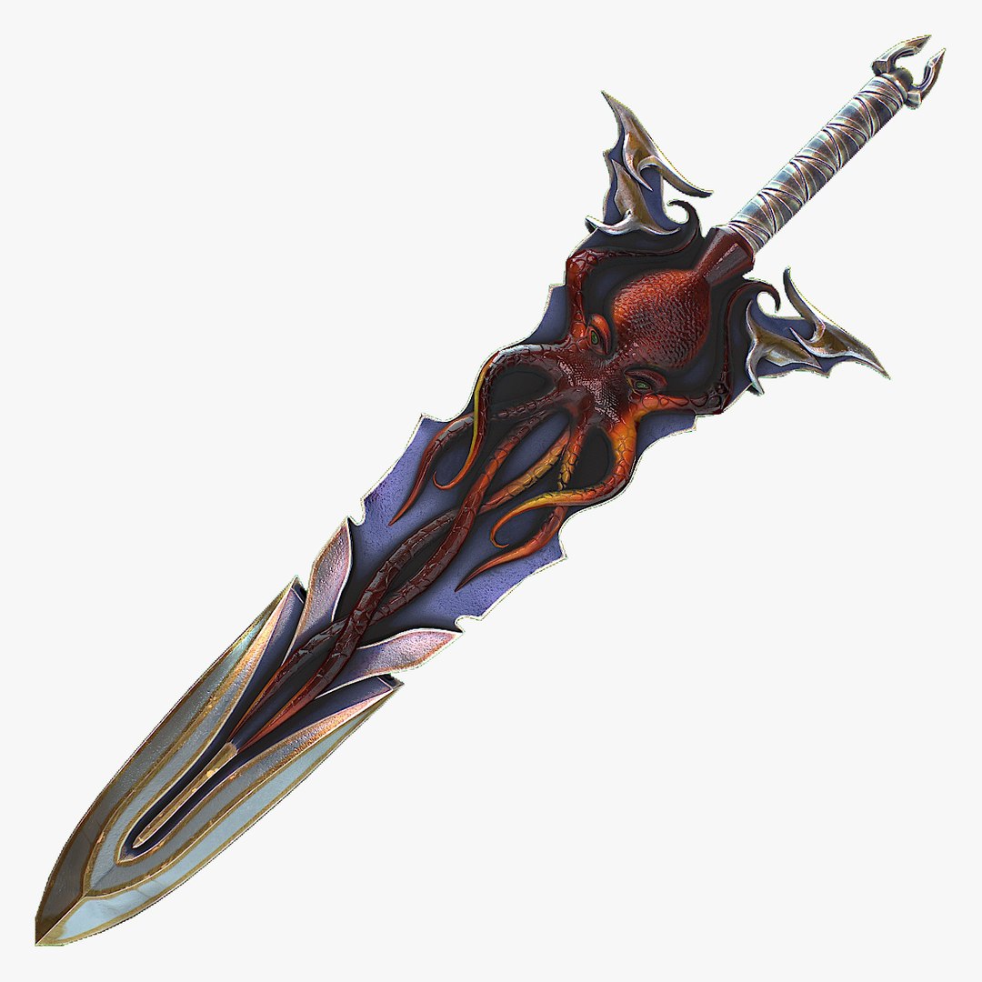 3D Fantasy Sword 15 3D Model model - TurboSquid 2120802