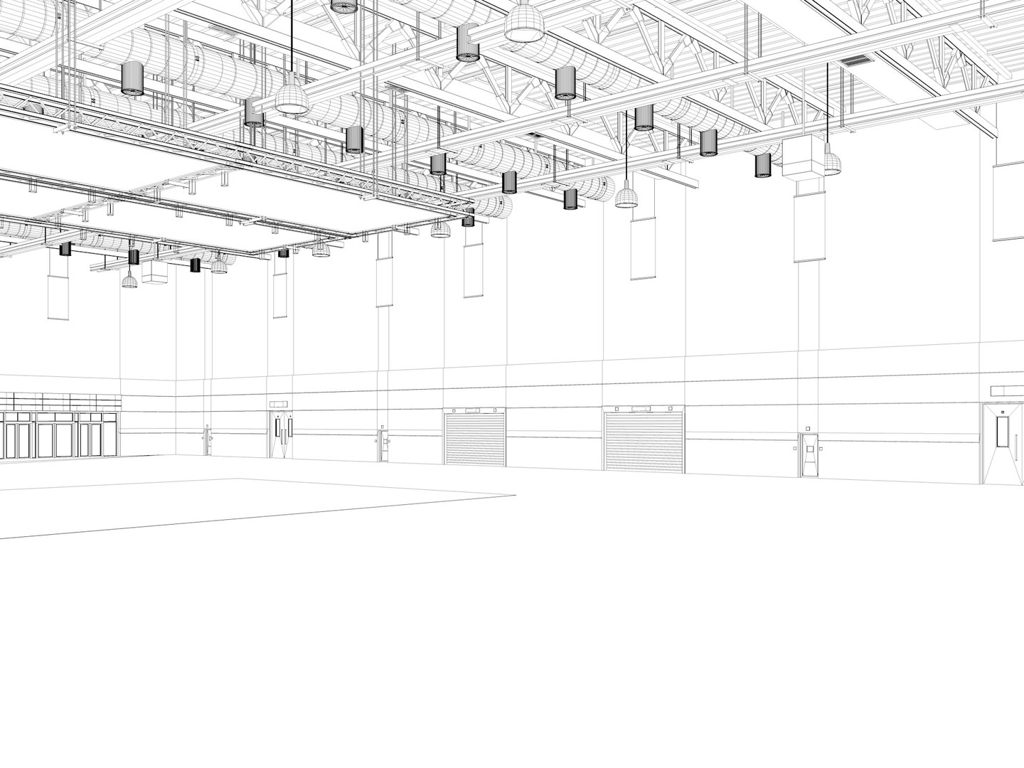 3D model Exhibition Hall 20 interior - TurboSquid 2078577