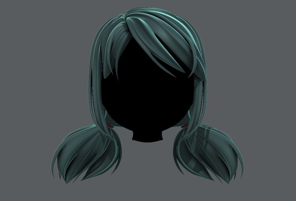 Hair style girl v67 3D model - TurboSquid 1411114