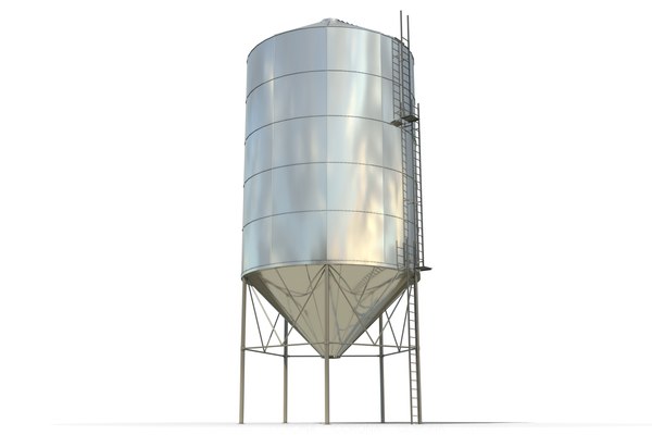 silo 3d model