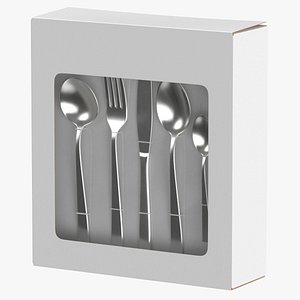 Cutlery Boxes Type 02 Silver and Brass Blank or Generic Box