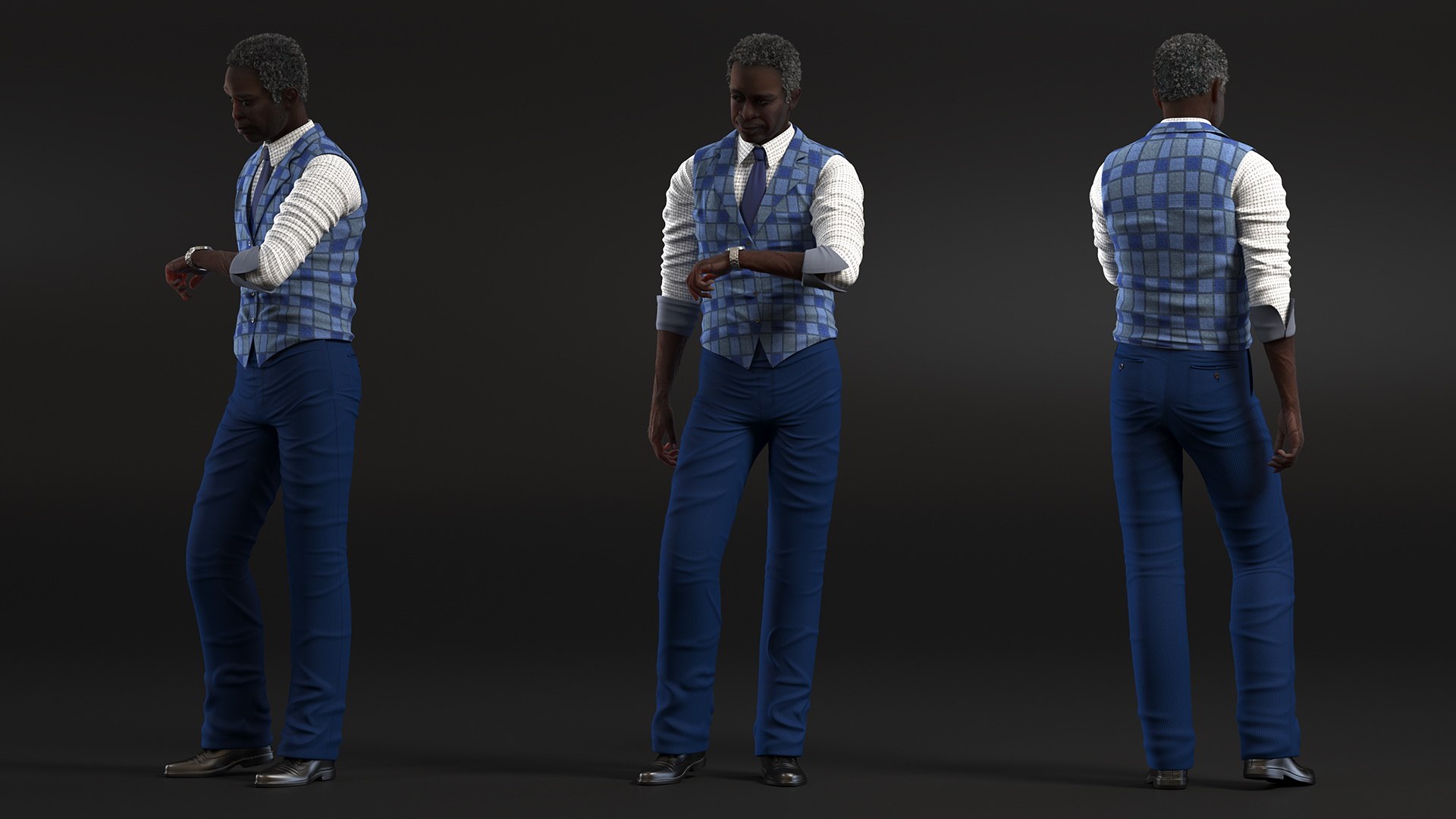 Afro American Old Gentleman Everyday Style Standing model https://p.turbosquid.com/ts-thumb/VZ/Rs5Ncz/9V/afroamericanoldgentlemaneverydaystylestanding3dsmodel020/jpg/1674005600/1920x1080/fit_q87/e51212be1af58ca1b6de2d10fd7fa3a467f89f39/afroamericanoldgentlemaneverydaystylestanding3dsmodel020.jpg