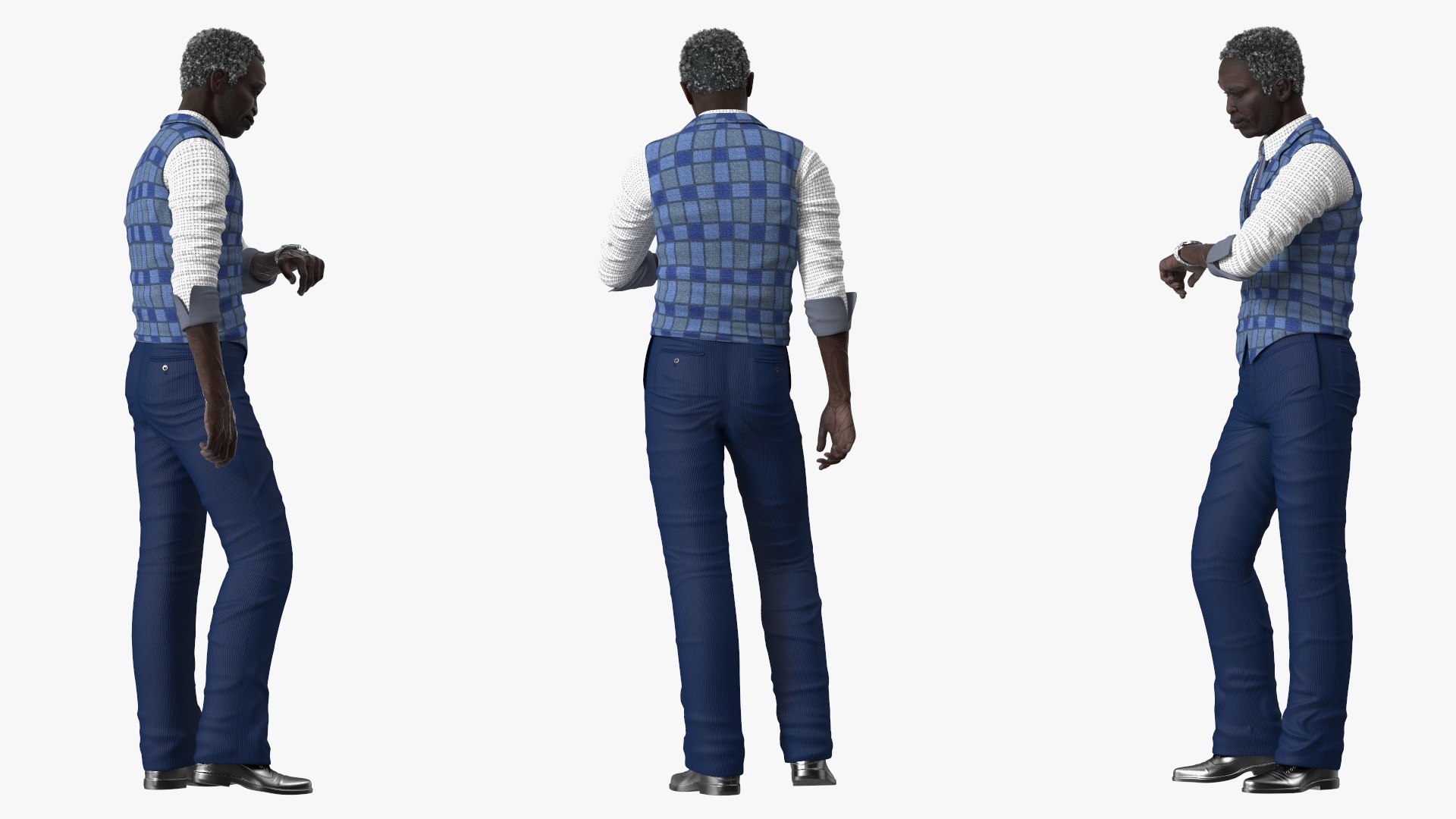 Afro American Old Gentleman Everyday Style Standing model https://p.turbosquid.com/ts-thumb/VZ/Rs5Ncz/Qq/afroamericanoldgentlemaneverydaystylestanding3dsmodel025/jpg/1674005614/1920x1080/fit_q87/8e86008e1571ec63fffa6086dc721be63d57c8e0/afroamericanoldgentlemaneverydaystylestanding3dsmodel025.jpg