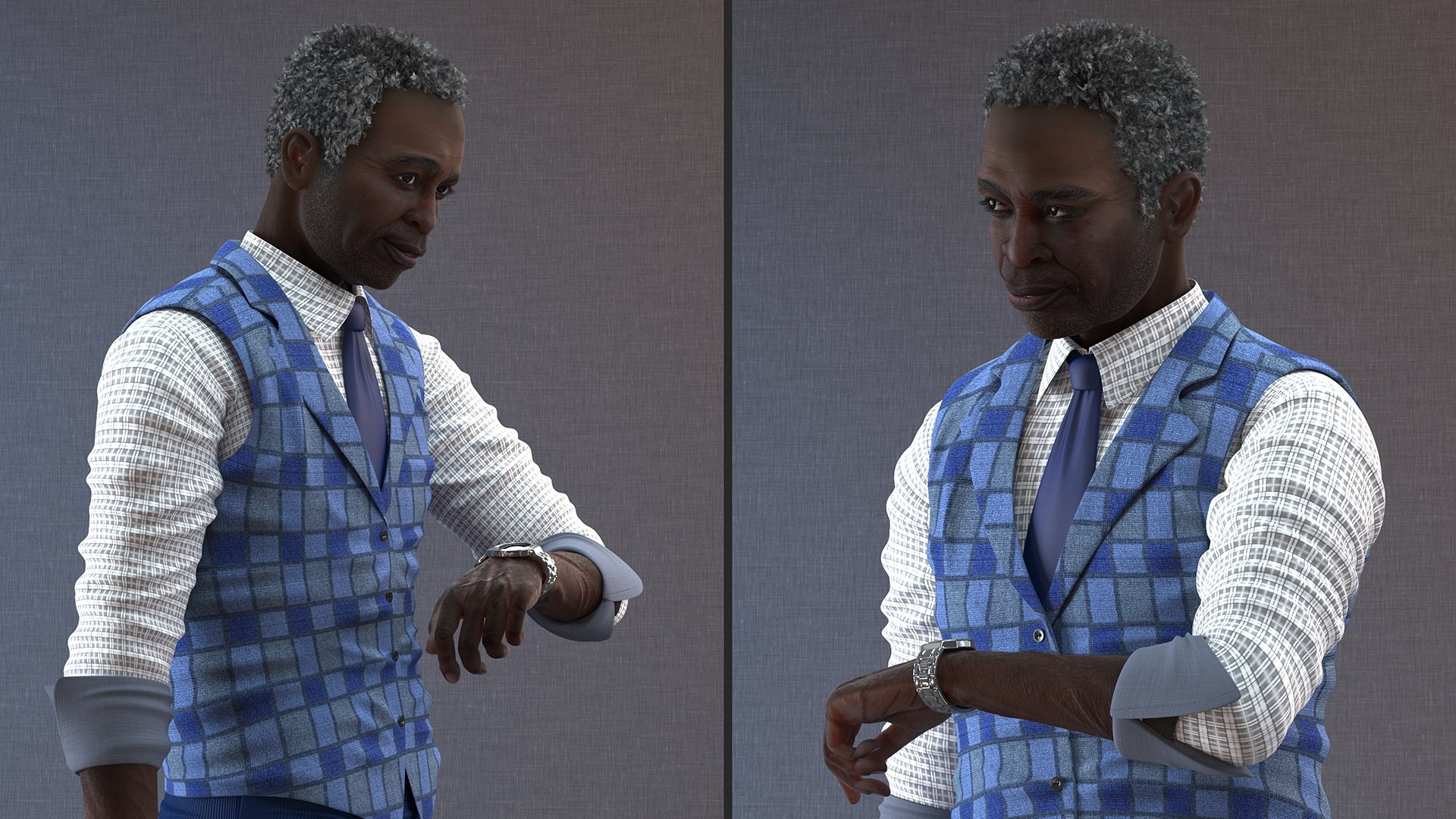 Afro American Old Gentleman Everyday Style Standing model https://p.turbosquid.com/ts-thumb/VZ/Rs5Ncz/nT/afroamericanoldgentlemaneverydaystylestanding3dsmodel014/jpg/1674005589/1920x1080/fit_q87/0abbc7d9afb87e284c0023a5fec9dacca7cbdf5f/afroamericanoldgentlemaneverydaystylestanding3dsmodel014.jpg