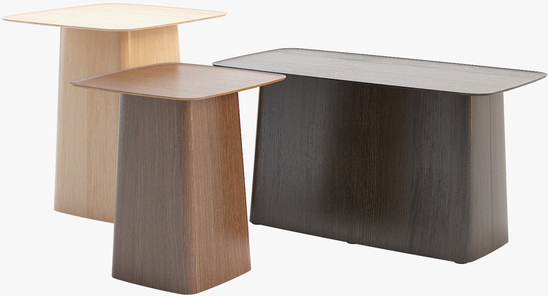Wooden Vitra Table 3D Model - TurboSquid 1382425