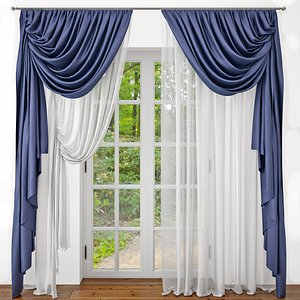 curtain 3d model