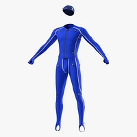 Motion Capture Suit Blue