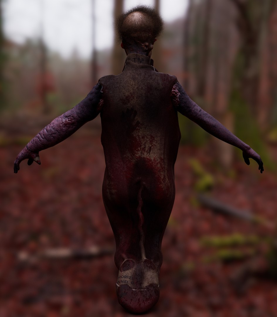 Mutation Female Zombie 3D Model - TurboSquid 2050372