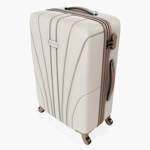 3D Rolling Travel Suitcase model