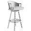1st DIBS Set of Three McGuire Rattan Swivel Bar Height Stools