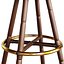 1st DIBS Set of Three McGuire Rattan Swivel Bar Height Stools