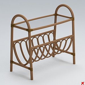 magazine rack 3d max