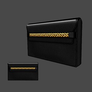 3d 3ds handbag clutch bag