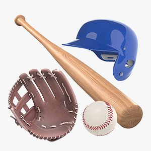 3D baseball helmet c flap model - TurboSquid 1620396