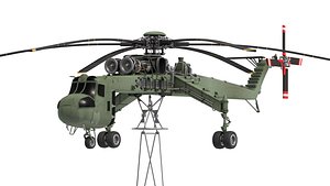 Heavy Lift Helicopter Sikorsky 3D